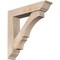 Ekena Millwork Balboa Traditional Smooth Bracket w/ Offset Brace, Douglas Fir, 7 1/2"W x 36"D x 36"H BKT0806X36X36BOA01SDF - alternate 1